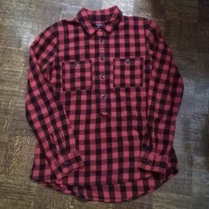Madewell Buffalo Check Plaid Flannel Shirt
